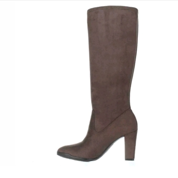 anne klein suede boots